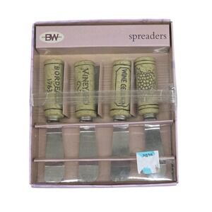 Boston Warehouse Cheese Spreader Knife 4pk‎